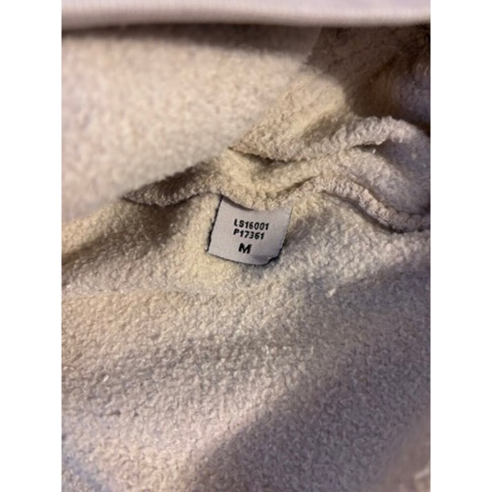 Le Surf Cowboy Hoodie Sweatshirt Medium Beige Graphic Pullover Oversized - Picture 8 of 9